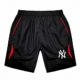Men's New York Yankees Black Red Stripe MLB Shorts